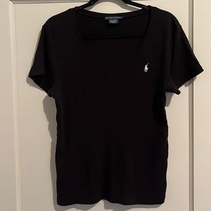 Black Ralph Lauren Polo Tshirt. Size XL
